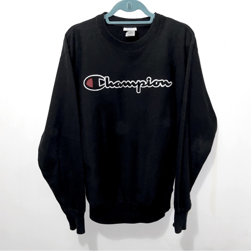 CHAMPION - Reverse Weave Crewneck (Black)